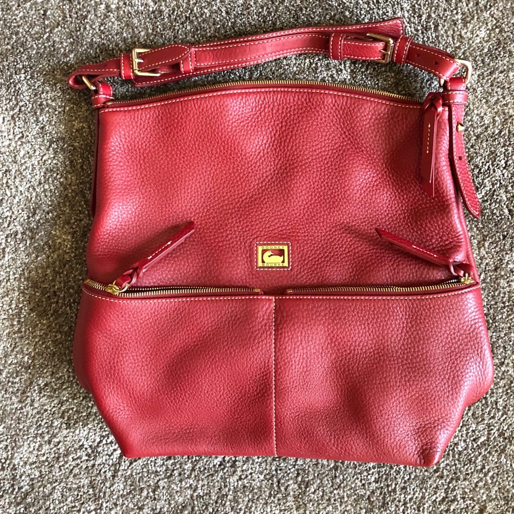 Dooney & Bourke red leather bag